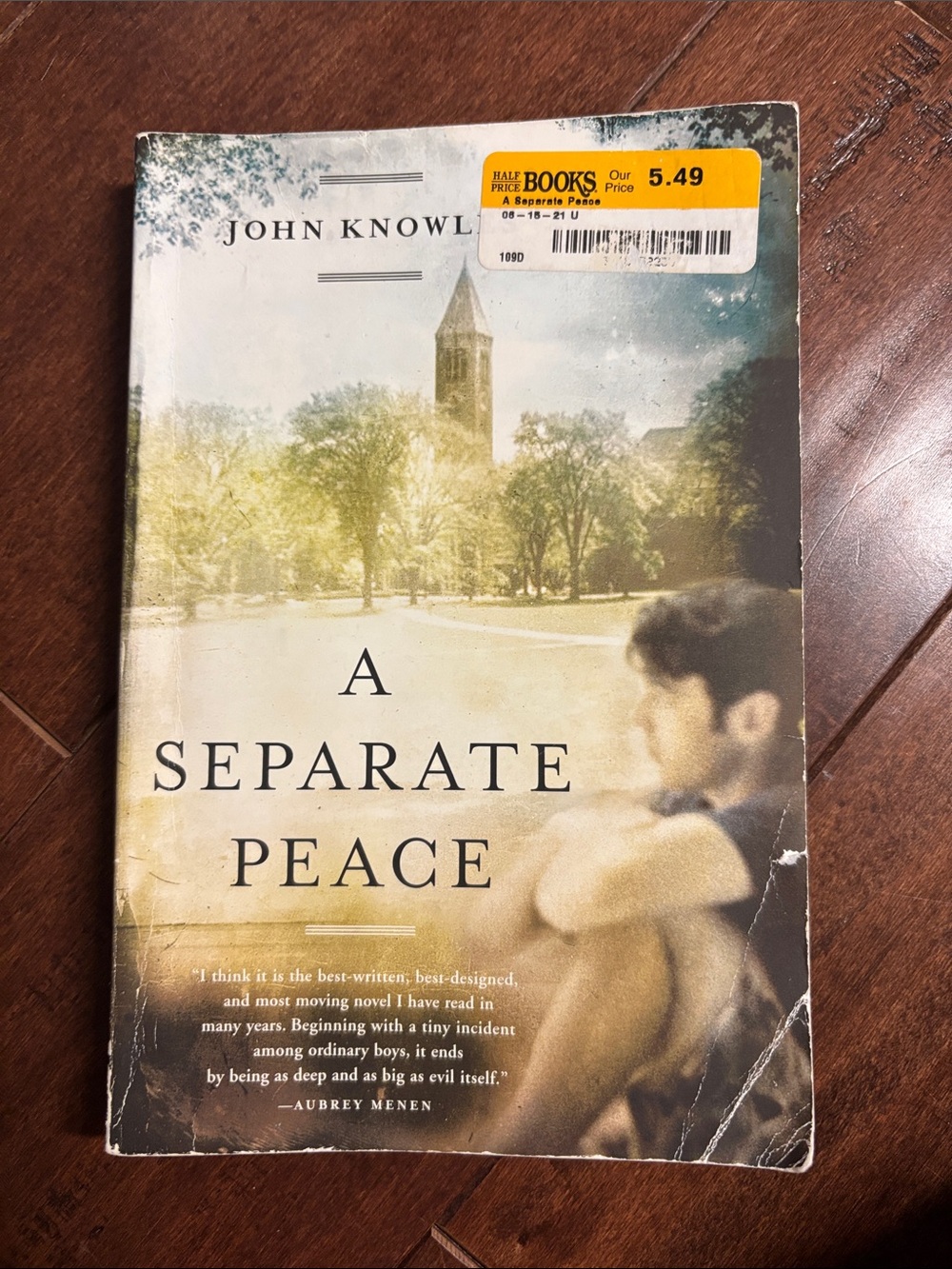 A Separate Peace Paperback Book